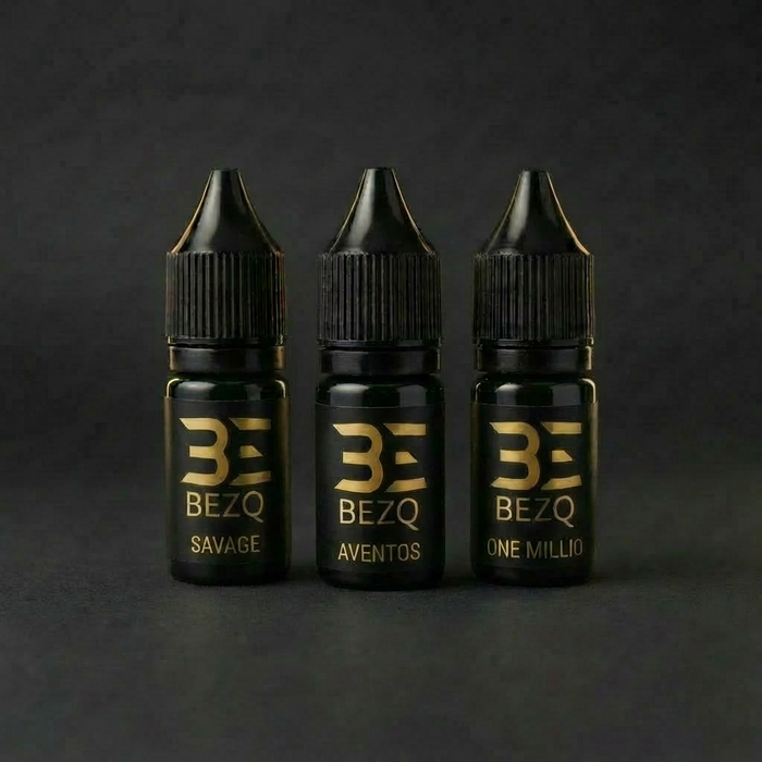 BEZQ (Pack of 3) * 10ml Oil Refill Scent Aventos Inspired, One MIllio, Savage inspired