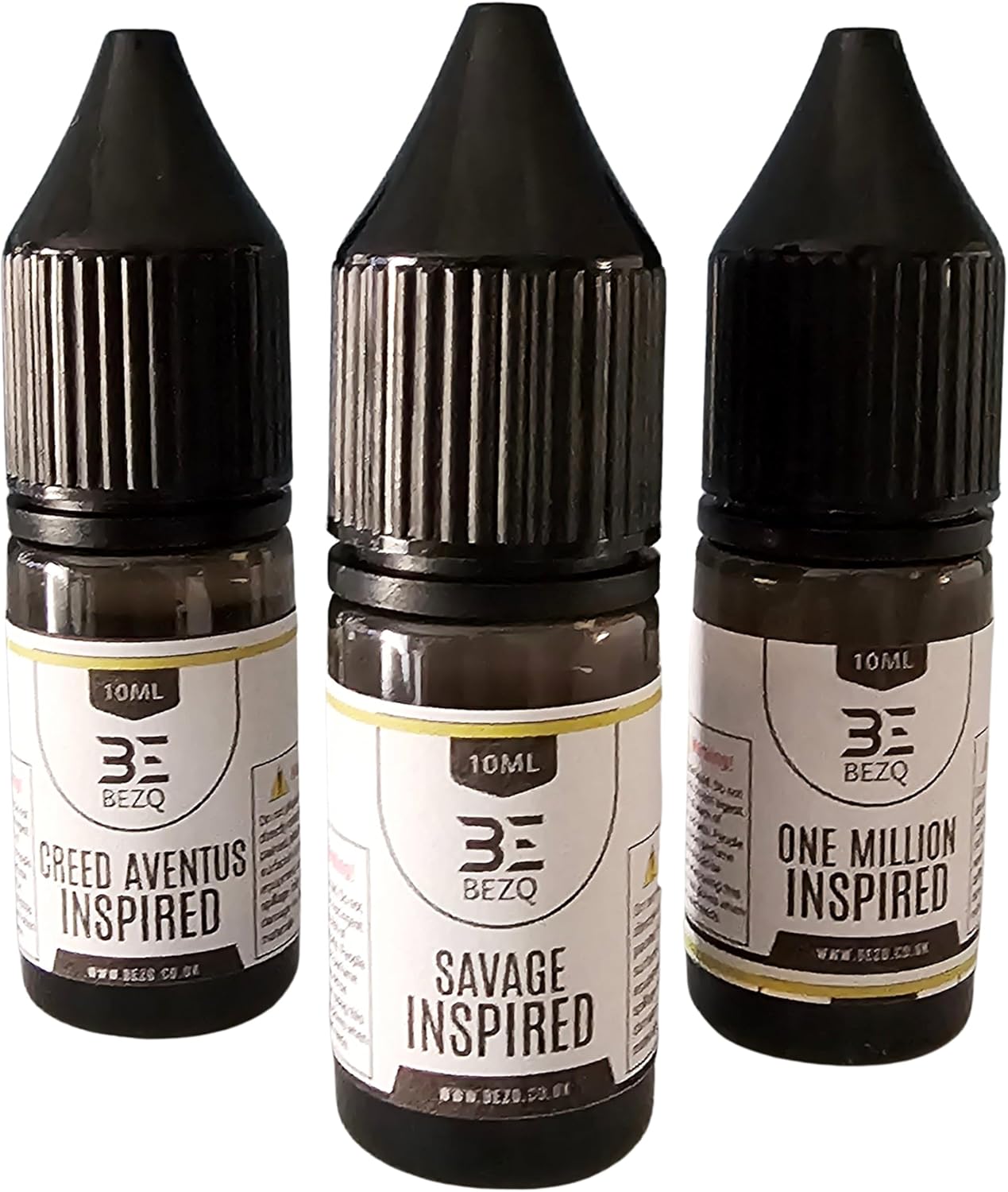 BEZQ (Pack of 3) * 10ml Oil Refill Scent Aventos Inspired, One MIllio, Savage inspired